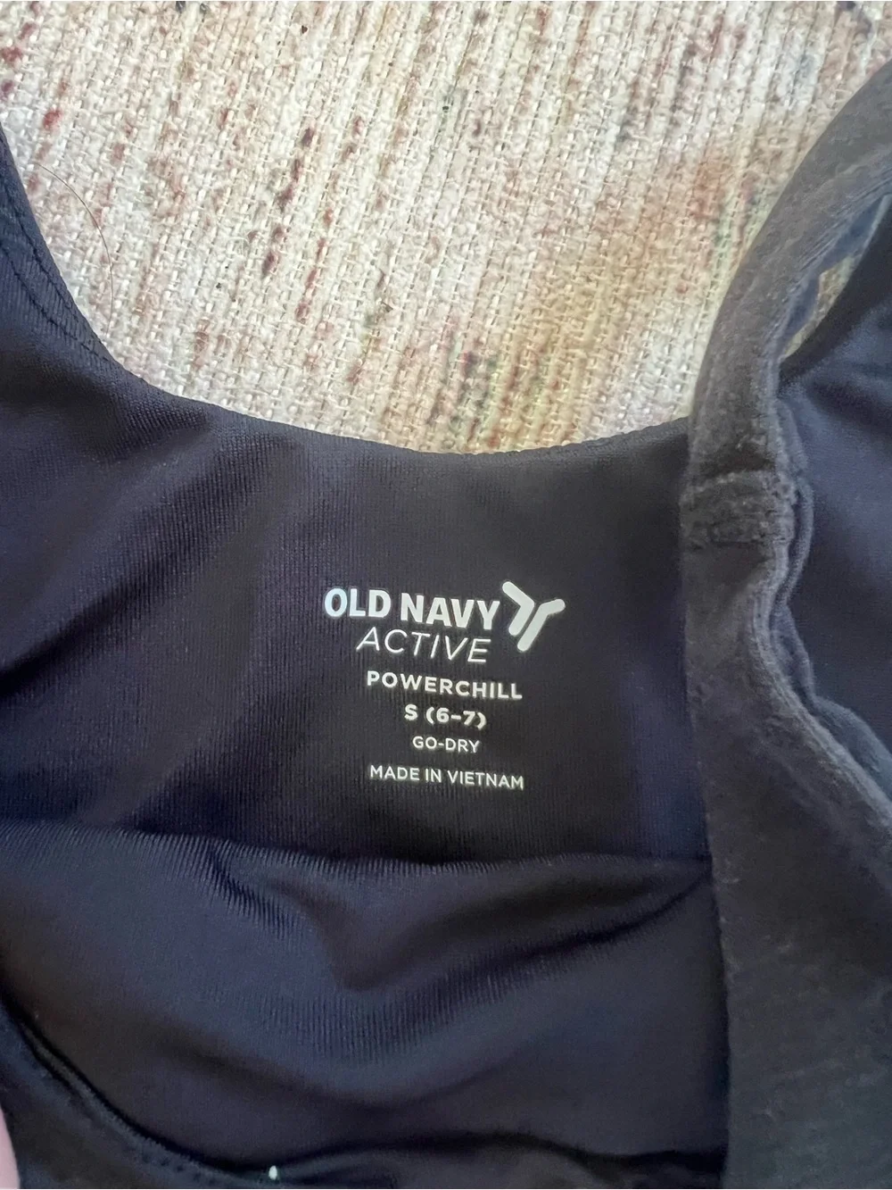 Old Navy Black Girls' Tank Top Crop